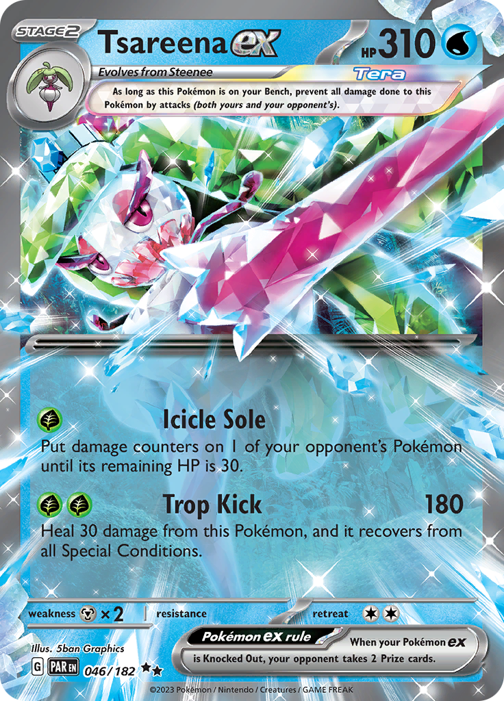 Tsareena ex (046/182) [Scarlet & Violet: Paradox Rift] | Shuffle n Cut Hobbies & Games