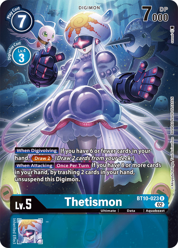 Thetismon [BT10-023] (Alternate Art) [Xros Encounter] | Shuffle n Cut Hobbies & Games