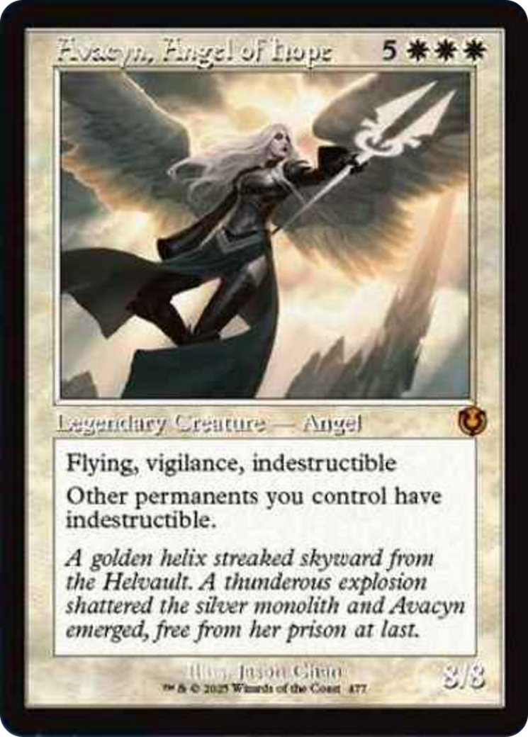 Avacyn, Angel of Hope (Retro Frame) [Innistrad Remastered] | Shuffle n Cut Hobbies & Games