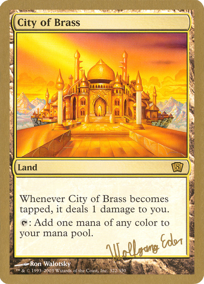 City of Brass (Wolfgang Eder) [World Championship Decks 2003] | Shuffle n Cut Hobbies & Games