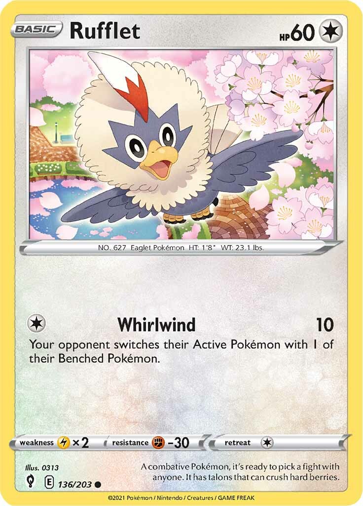 Rufflet (136/203) [Sword & Shield: Evolving Skies] | Shuffle n Cut Hobbies & Games