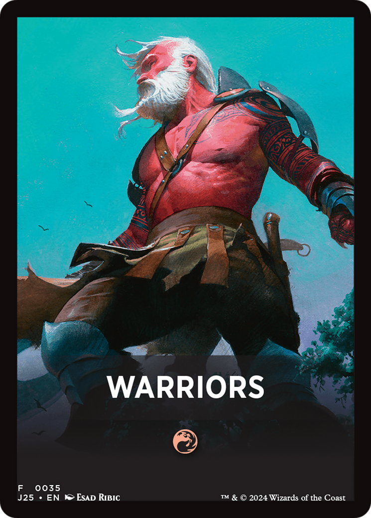 Warriors Theme Card [Foundations Jumpstart Front Cards] | Shuffle n Cut Hobbies & Games