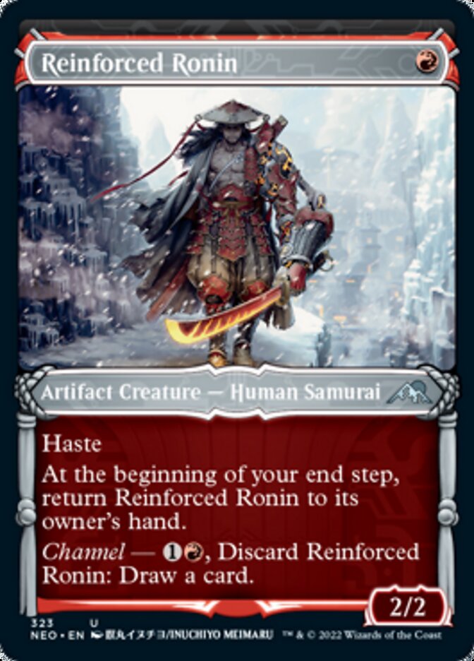 Reinforced Ronin (Showcase Samurai) [Kamigawa: Neon Dynasty] | Shuffle n Cut Hobbies & Games