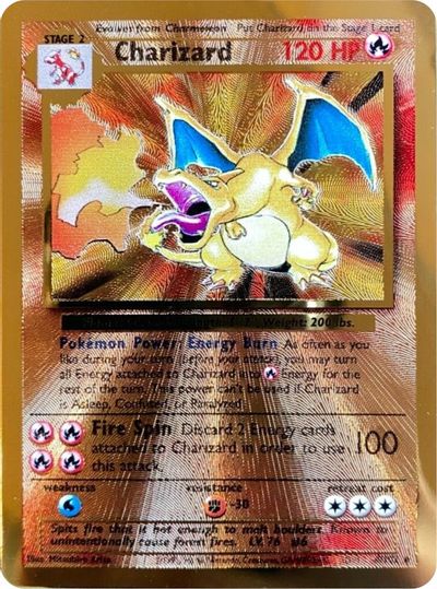 Charizard (4/102) (Celebrations Metal Card) [Celebrations: 25th Anniversary] | Shuffle n Cut Hobbies & Games