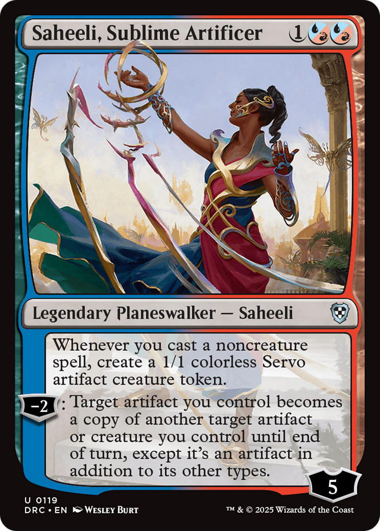 Saheeli, Sublime Artificer [Aetherdrift Commander] | Shuffle n Cut Hobbies & Games