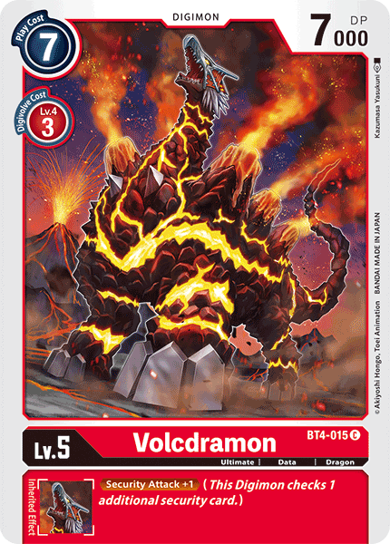 Volcdramon [BT4-015] [Great Legend] | Shuffle n Cut Hobbies & Games