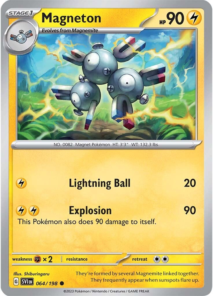 Magneton (064/198) [Scarlet & Violet: Base Set] | Shuffle n Cut Hobbies & Games