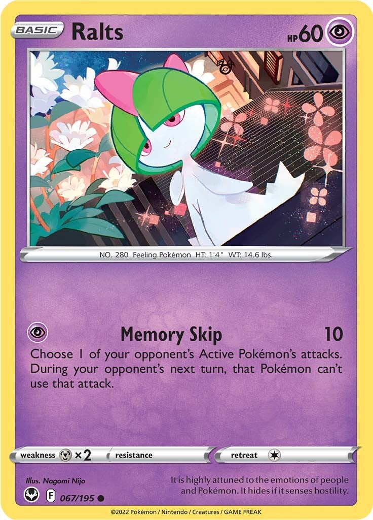 Ralts (067/195) [Sword & Shield: Silver Tempest] | Shuffle n Cut Hobbies & Games