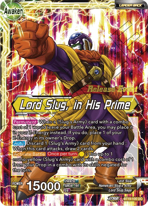 Lord Slug // Lord Slug, in His Prime (Fighter's Ambition Holiday Pack) (BT19-100) [Tournament Promotion Cards] | Shuffle n Cut Hobbies & Games