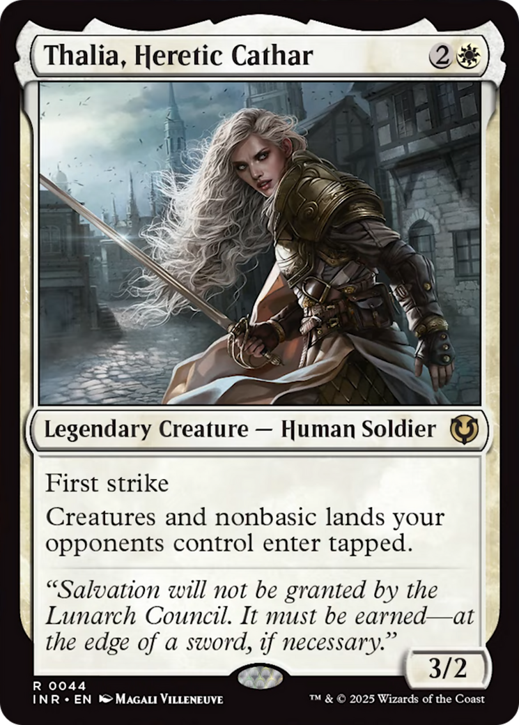 Thalia, Heretic Cathar [Innistrad Remastered] | Shuffle n Cut Hobbies & Games