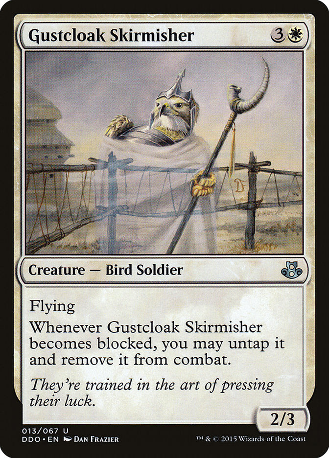 Gustcloak Skirmisher [Duel Decks: Elspeth vs. Kiora] | Shuffle n Cut Hobbies & Games