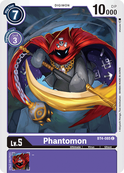 Phantomon [BT4-085] [Great Legend] | Shuffle n Cut Hobbies & Games