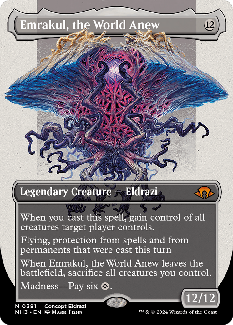 Emrakul, the World Anew (Borderless) [Modern Horizons 3] | Shuffle n Cut Hobbies & Games