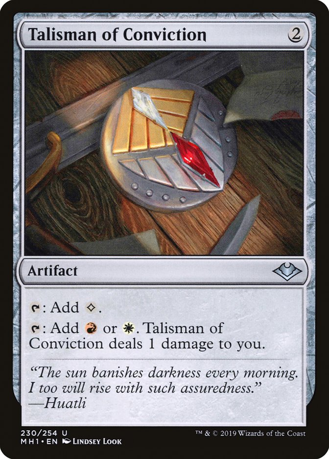 Talisman of Conviction [Modern Horizons] | Shuffle n Cut Hobbies & Games