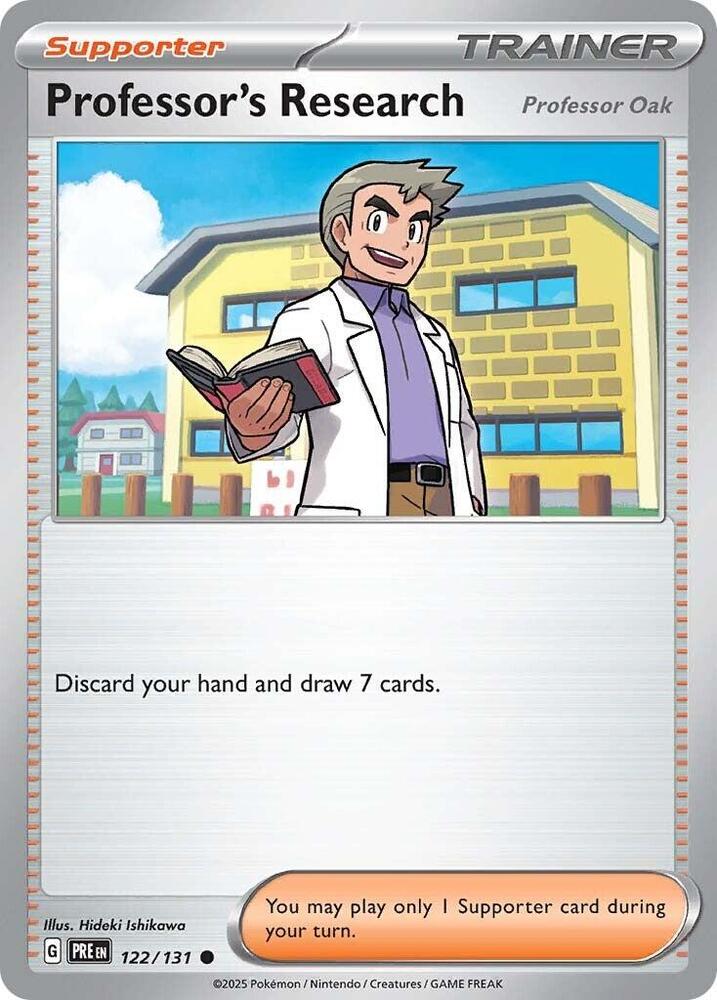 Professor's Research (122/131) [Professor Oak] [Scarlet & Violet: Prismatic Evolutions] | Shuffle n Cut Hobbies & Games