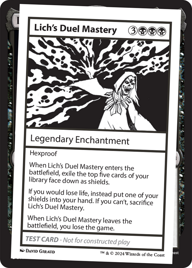 Lich's Duel Mastery [Mystery Booster 2 Playtest Cards] | Shuffle n Cut Hobbies & Games