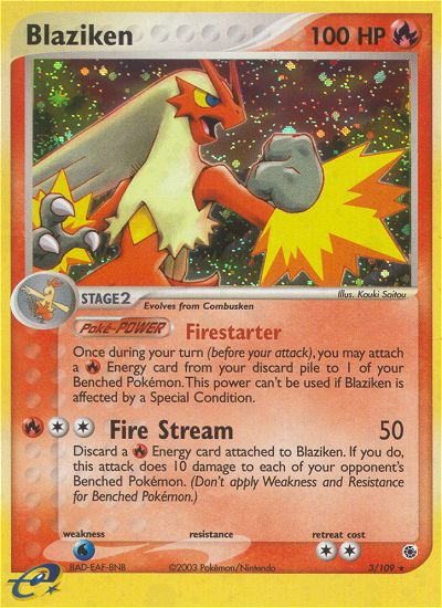 Blaziken (3/109) [EX: Ruby & Sapphire] | Shuffle n Cut Hobbies & Games