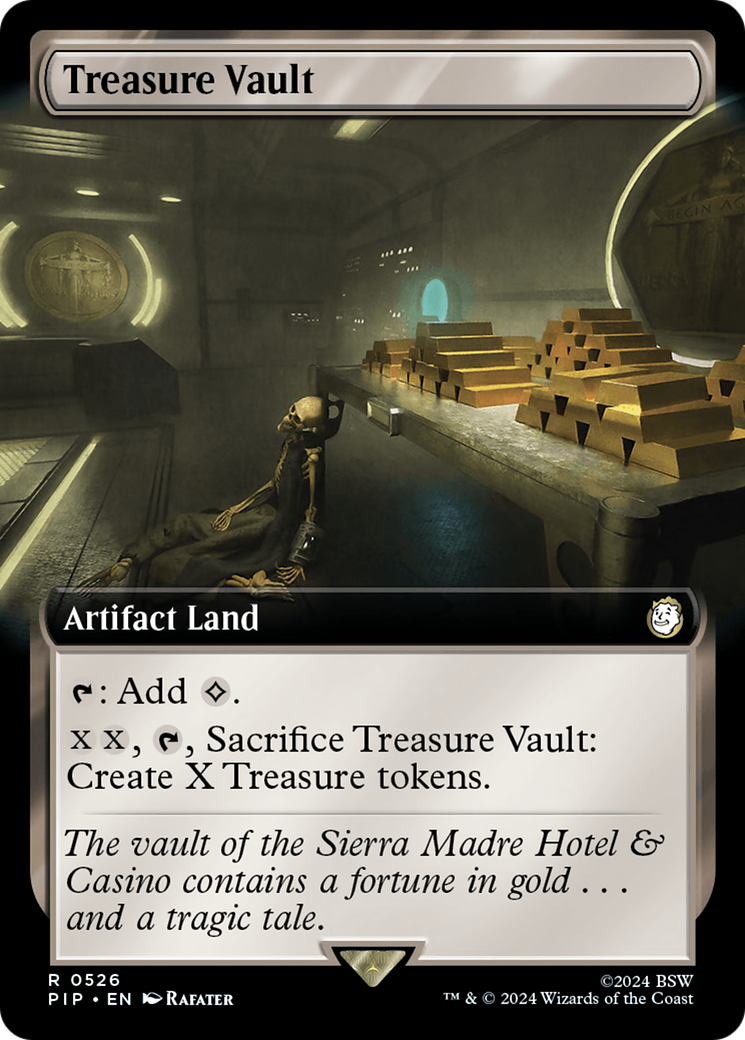 Treasure Vault (Extended Art) [Fallout] | Shuffle n Cut Hobbies & Games