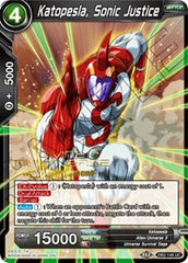 Katopesla, Sonic Justice (Divine Multiverse Draft Tournament) (DB2-148) [Tournament Promotion Cards] | Shuffle n Cut Hobbies & Games