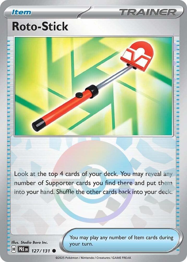 Roto-Stick (127/131) (Poke Ball Pattern) [Scarlet & Violet: Prismatic Evolutions] | Shuffle n Cut Hobbies & Games