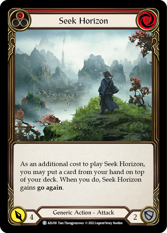 Seek Horizon (Red) [AZL018] (Outsiders Azalea Blitz Deck) | Shuffle n Cut Hobbies & Games