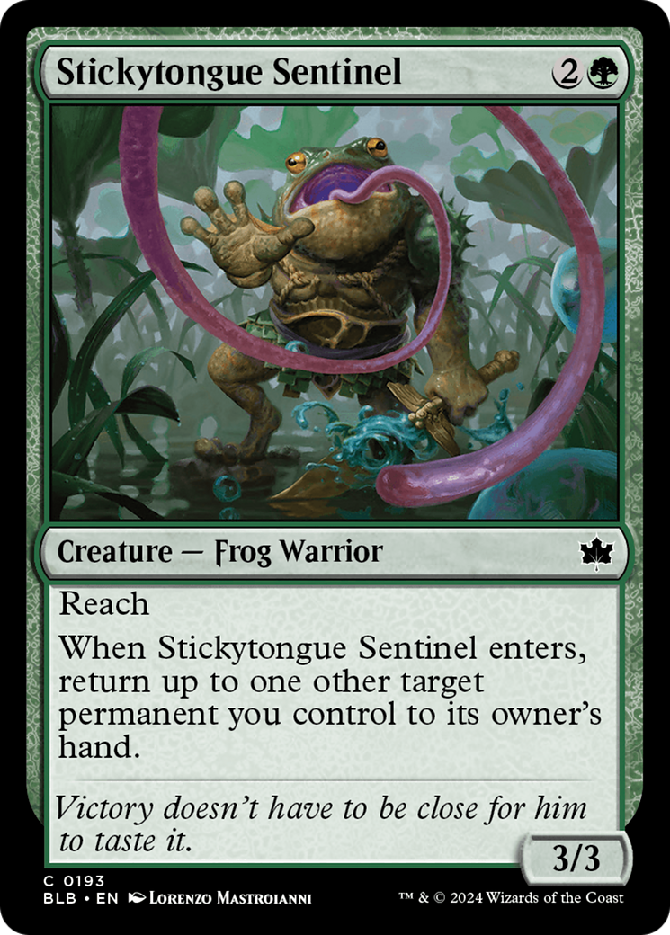 Stickytongue Sentinel [Bloomburrow] | Shuffle n Cut Hobbies & Games