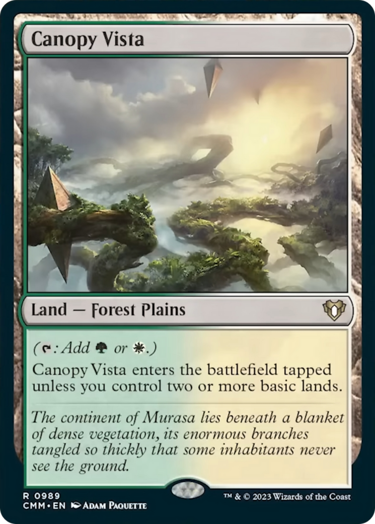 Canopy Vista [Commander Masters] | Shuffle n Cut Hobbies & Games