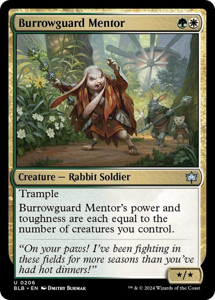 Burrowguard Mentor [Bloomburrow] | Shuffle n Cut Hobbies & Games