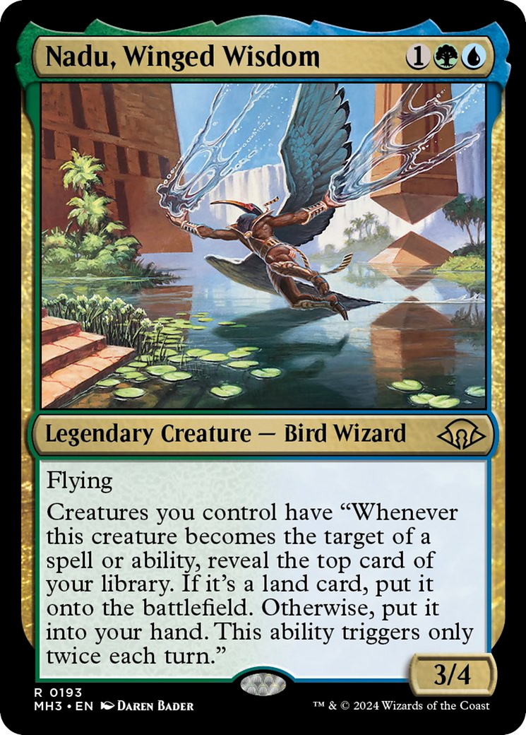 Nadu, Winged Wisdom [Modern Horizons 3] | Shuffle n Cut Hobbies & Games