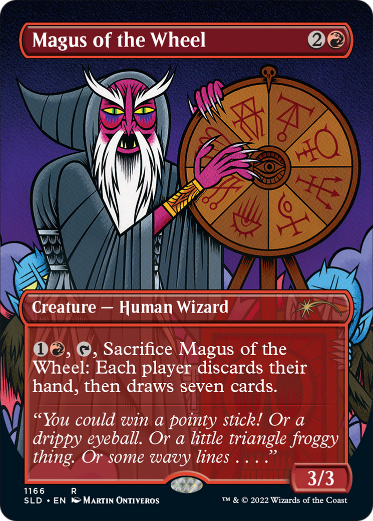 Magus of the Wheel (Borderless) [Secret Lair Drop Series] | Shuffle n Cut Hobbies & Games