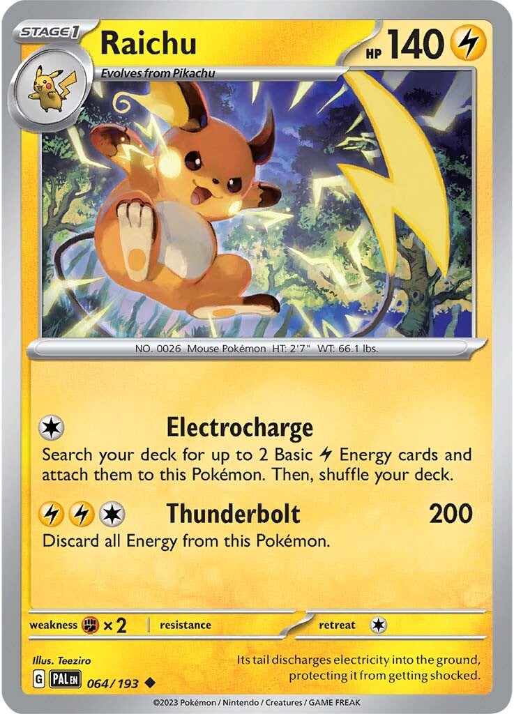 Raichu (064/193) [Scarlet & Violet: Paldea Evolved] | Shuffle n Cut Hobbies & Games