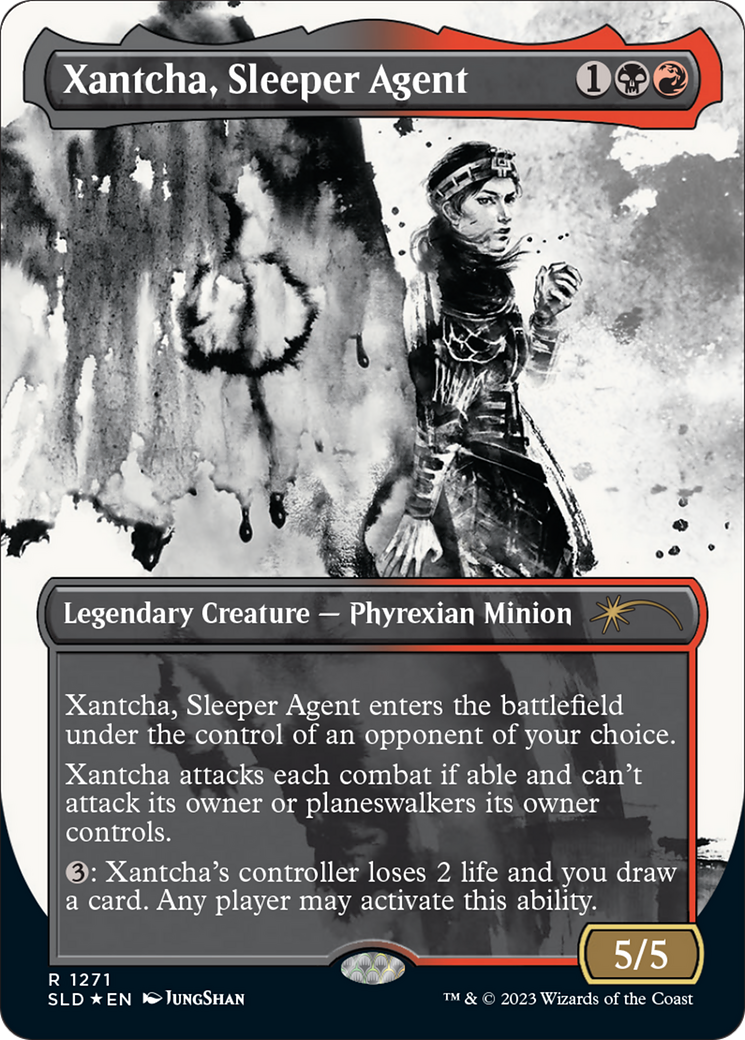 Xantcha, Sleeper Agent (Halo Foil) [Secret Lair Drop Series] | Shuffle n Cut Hobbies & Games