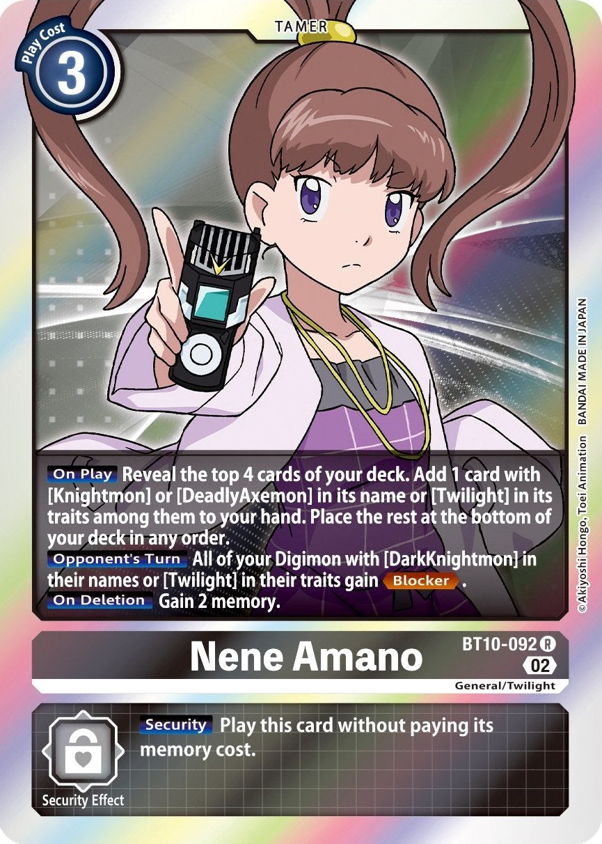 Nene Amano [BT10-092] [Xros Encounter] | Shuffle n Cut Hobbies & Games