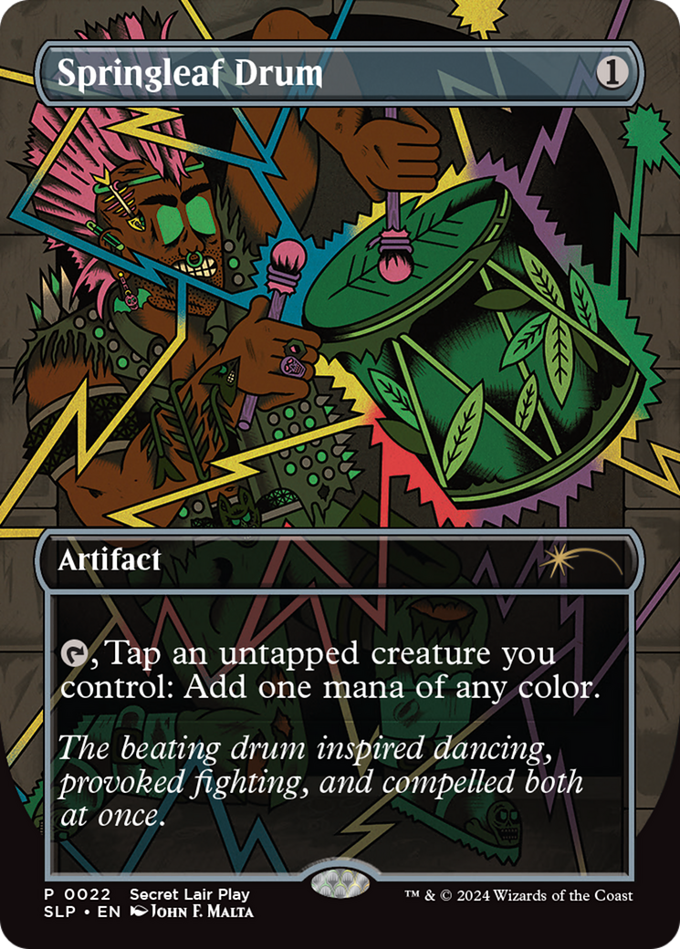 Springleaf Drum [Pro Tour Promos] | Shuffle n Cut Hobbies & Games