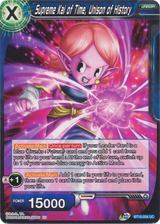 Supreme Kai of Time, Unison of History (BT10-034) [Rise of the Unison Warrior 2nd Edition] | Shuffle n Cut Hobbies & Games