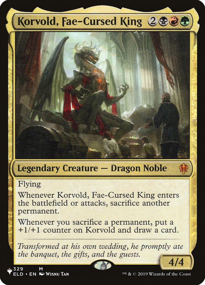 Korvold, Fae-Cursed King [The List] | Shuffle n Cut Hobbies & Games