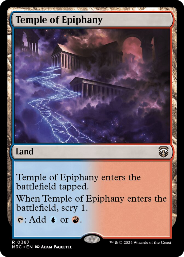 Temple of Epiphany [Modern Horizons 3 Commander] | Shuffle n Cut Hobbies & Games