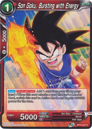 Son Goku, Bursting with Energy (BT10-007) [Rise of the Unison Warrior 2nd Edition] | Shuffle n Cut Hobbies & Games