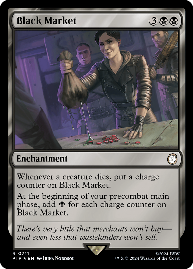 Black Market (Surge Foil) [Fallout] | Shuffle n Cut Hobbies & Games