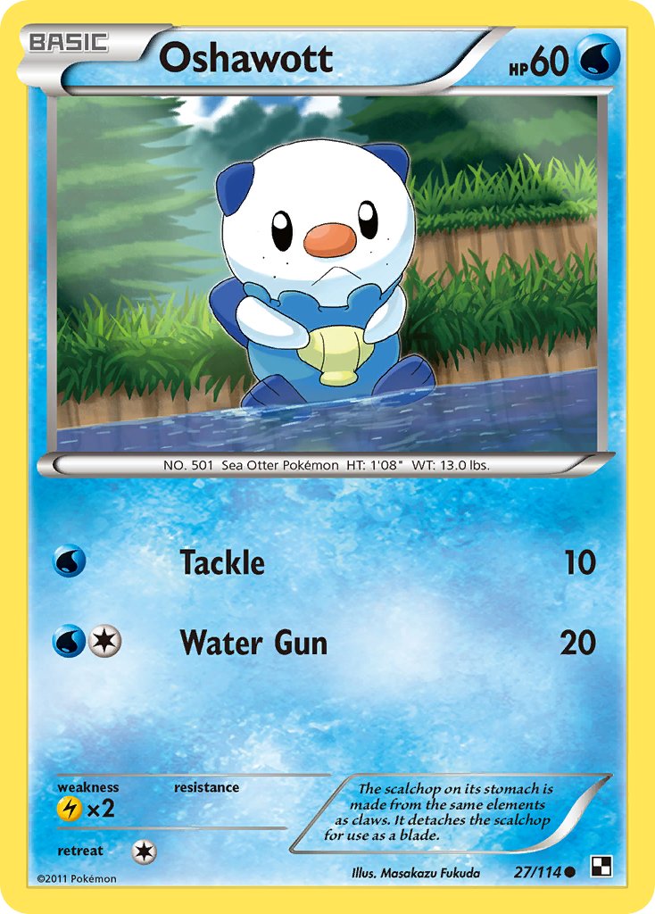 Oshawott (27/114) [Alternate Art Promos] | Shuffle n Cut Hobbies & Games