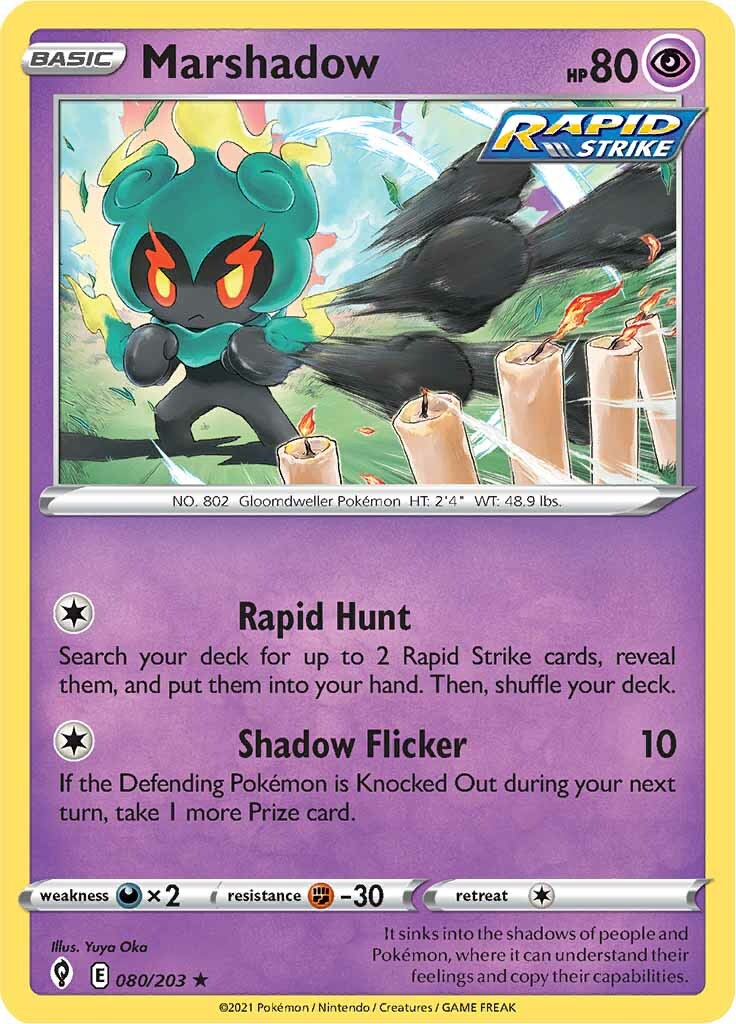 Marshadow (080/203) [Sword & Shield: Evolving Skies] | Shuffle n Cut Hobbies & Games