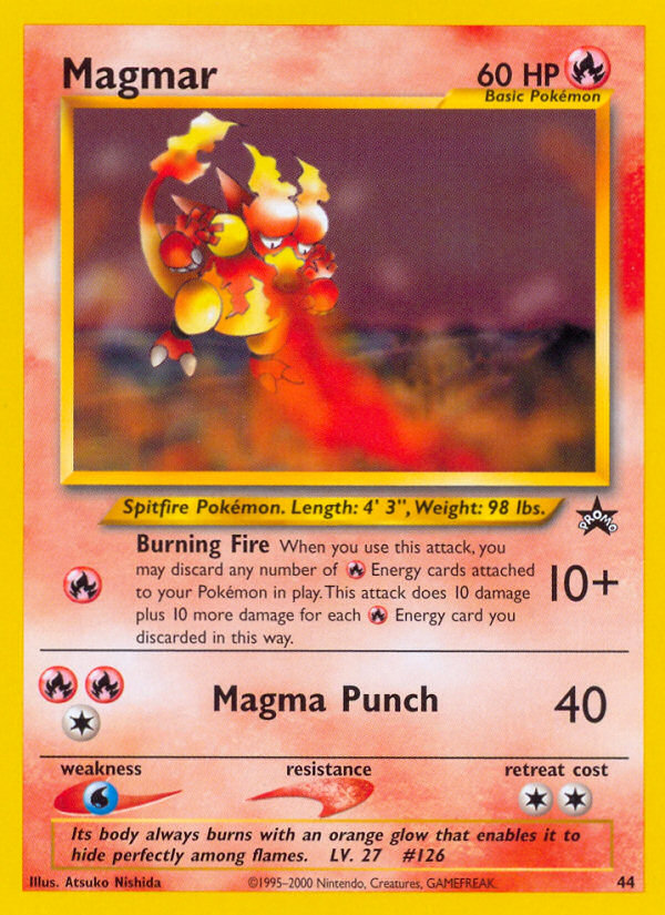 Magmar (44) [Wizards of the Coast: Black Star Promos] | Shuffle n Cut Hobbies & Games