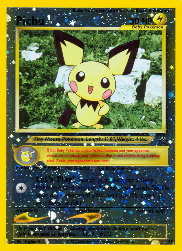 Pichu (35) [Wizards of the Coast: Black Star Promos] | Shuffle n Cut Hobbies & Games