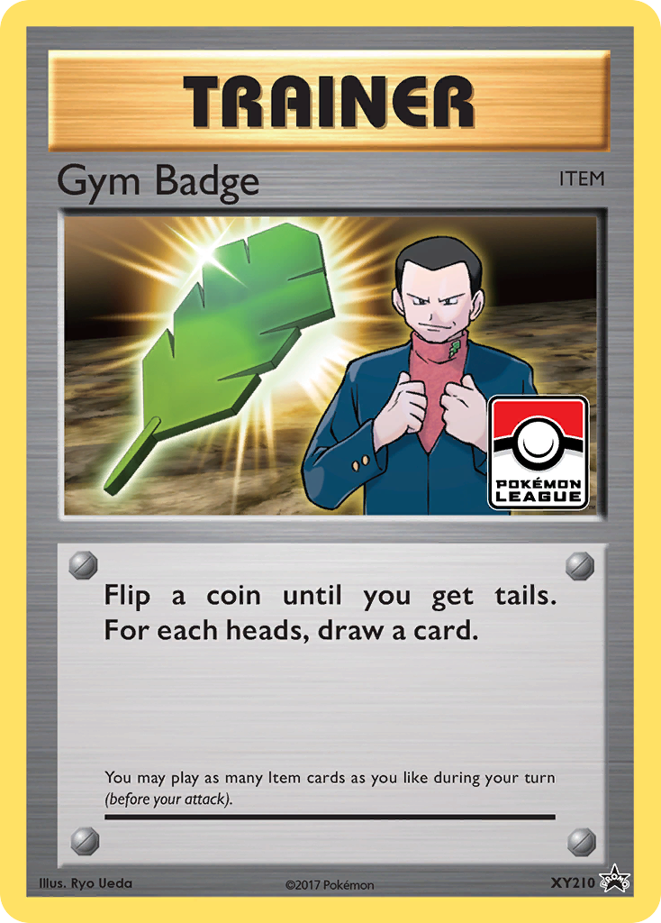 Gym Badge (XY210) (Giovanni) [XY: Black Star Promos] | Shuffle n Cut Hobbies & Games