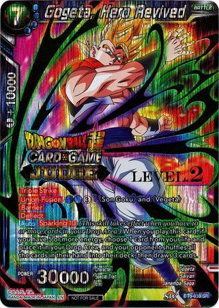 Gogeta, Hero Revived (Level 2) (BT5-038) [Judge Promotion Cards] | Shuffle n Cut Hobbies & Games