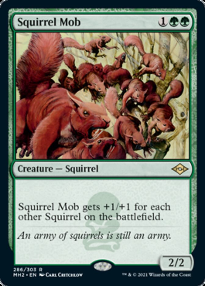 Squirrel Mob (Foil Etched) [Modern Horizons 2] | Shuffle n Cut Hobbies & Games