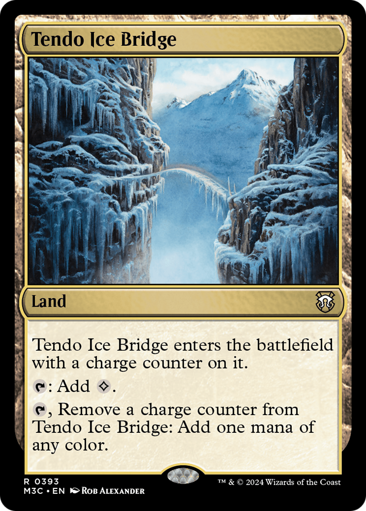 Tendo Ice Bridge (Ripple Foil) [Modern Horizons 3 Commander] | Shuffle n Cut Hobbies & Games