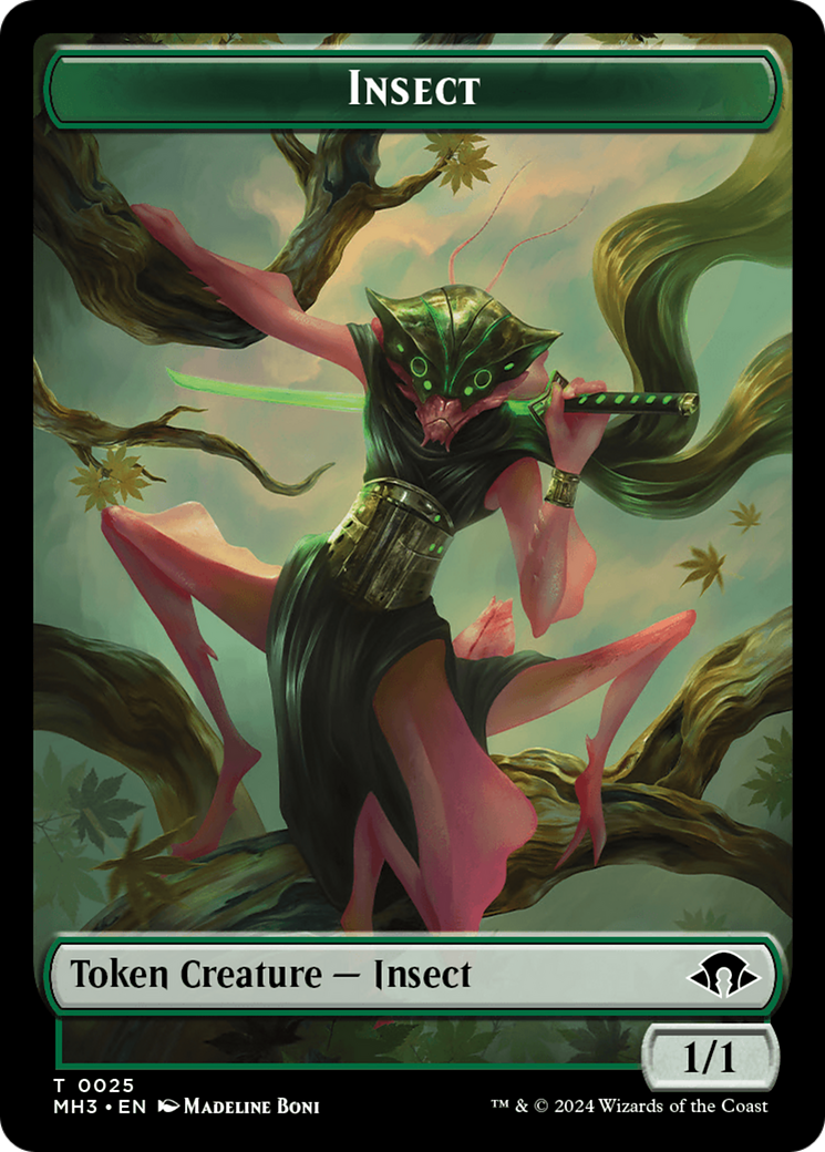 Insect Token (0025) [Modern Horizons 3 Tokens] | Shuffle n Cut Hobbies & Games