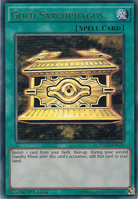 Gold Sarcophagus [YGLD-ENC26] Ultra Rare | Shuffle n Cut Hobbies & Games