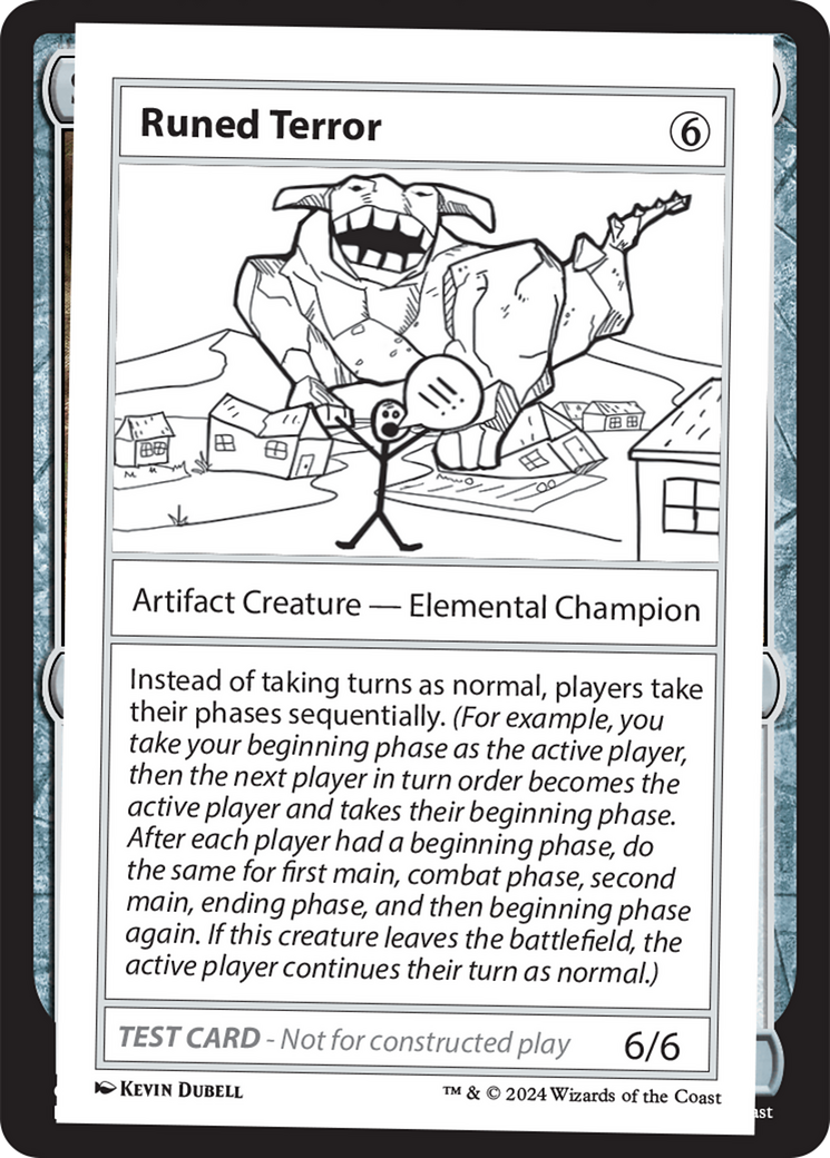 Runed Terror [Mystery Booster 2 Playtest Cards] | Shuffle n Cut Hobbies & Games